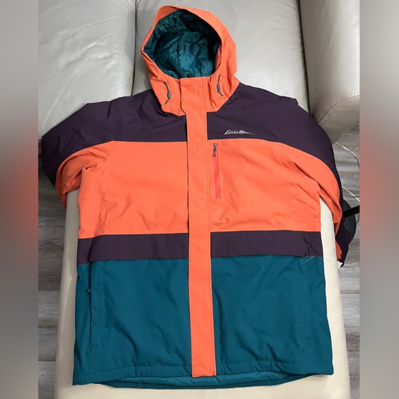 Eddie Bauer Men’s Funski Hooded Insulated Jacket - Size XL - Picture 6 of 16